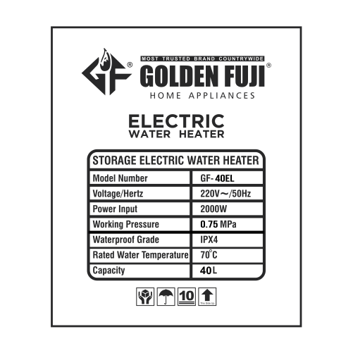 Golden Fuji Electric Geyser GF-40 EL