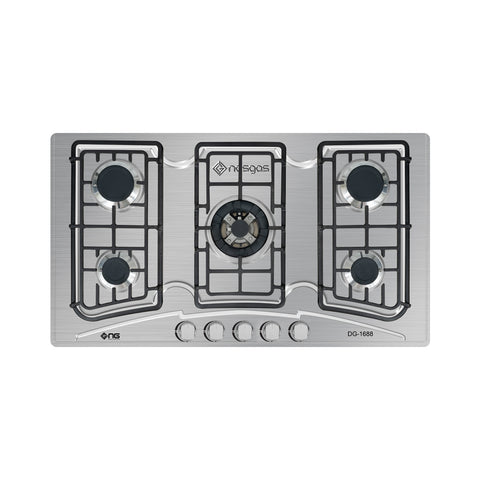 Nasgas Built-In Hob DG-555 (Steel Top)