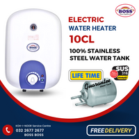 Boss Electric Water Heater 10 CL Supreme-Steel