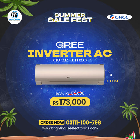 GREE Split Inverter AC 1 TON Fairy (GS-12FITH1C)