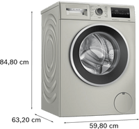 Bosch 8kg Washing Machine, Silver Inox - WAN28283GC - Bright House Electronics