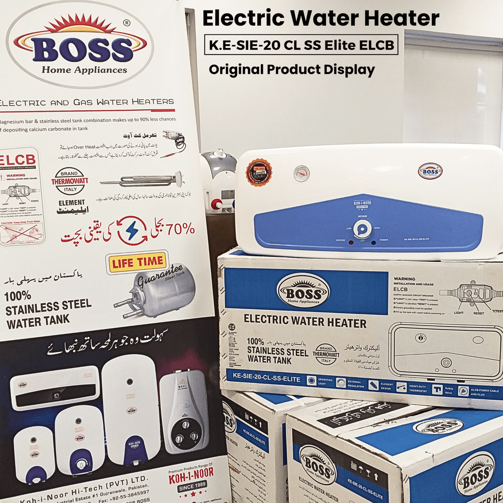 Boss Electric Fast KE - 20CL Supreme Steel ELCB - Bright House Electronics
