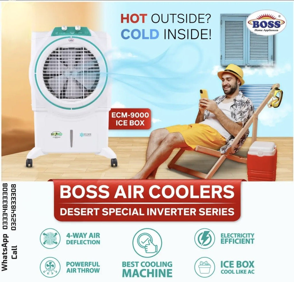 Boss Room Air cooler ECM - 9000XL IB - Bright House Electronics