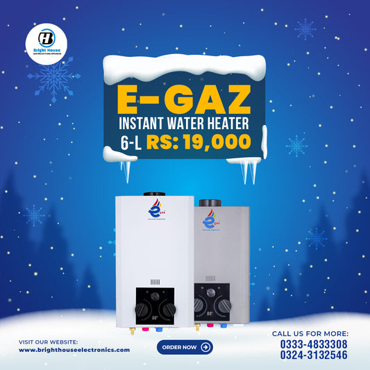 E-Gaz Instant Water Heater 6 Liters