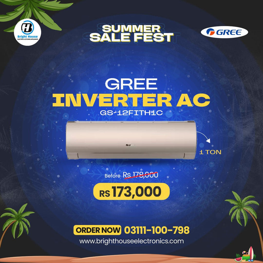 GREE Split Inverter AC 1 TON Fairy (GS - 12FITH1C) - Bright House Electronics