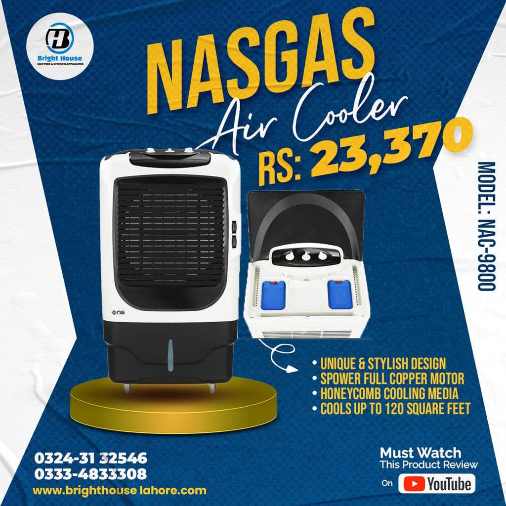 Nas Gas Room Air cooler NAC - 9800 - Bright House Electronics