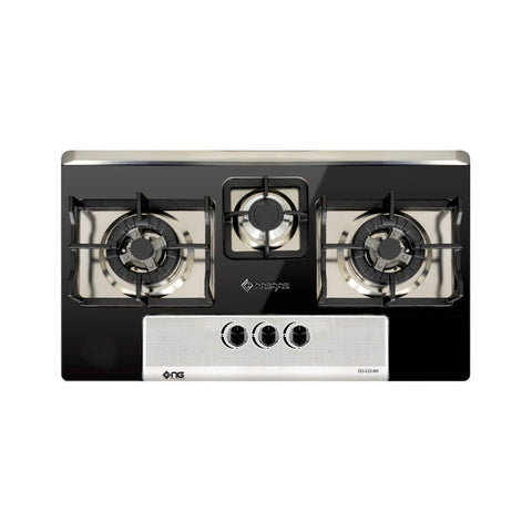 Nasgas Built - In Hob DG - 222 BK (Steel Top) - Bright House Electronics