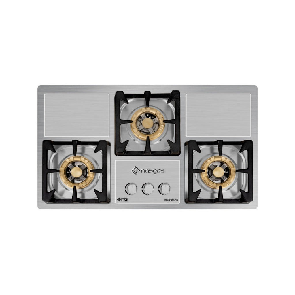 Nasgas Built - In Hob DG - 227 S (Steel Top) - Bright House Electronics