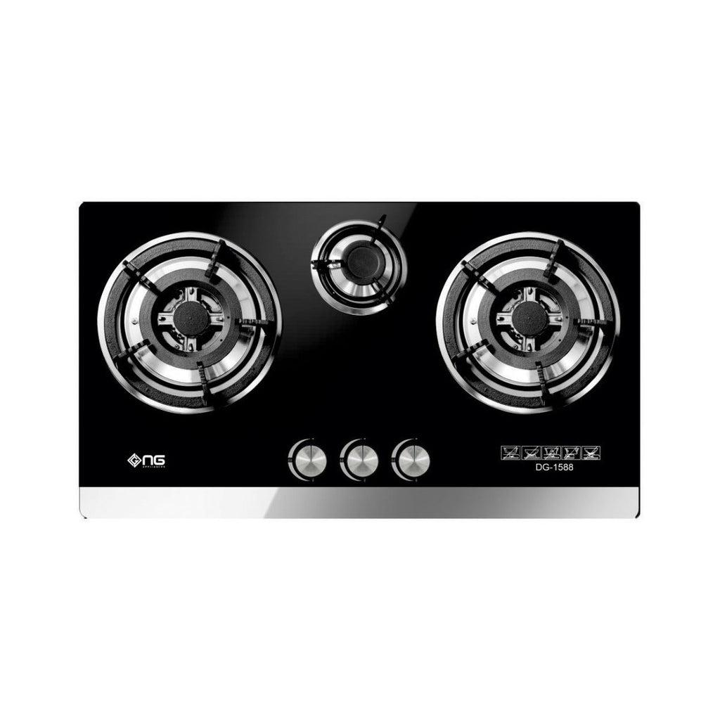 Nasgas Built - In Hob DG - GN3 (Glass Top) - Bright House Electronics