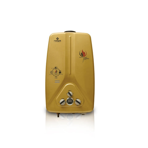 Nasgas Instant Gas Geyser DG - 07L (GOLD) - Bright House Electronics