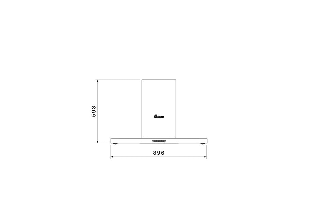 Bimax Island Centre Hood 116S